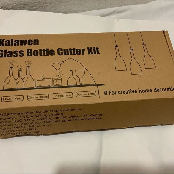 Kalawen Glass Bottle Cutter - Bottle Cutter & Glass Cutter for Bottles Kit DIY - Picture 2 of 4
